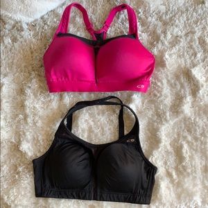 Two Champion sports bras 34D
